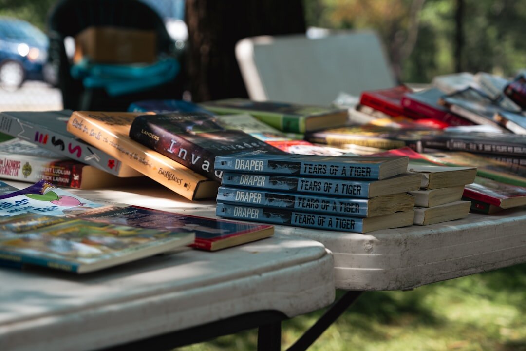 croatian books on table
